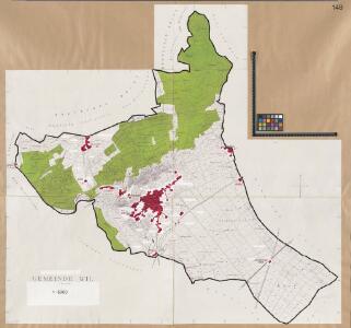 Wil: Definition der Siedlungen für die eidgenössische Volkszählung am 01.12.1960; Siedlungskarte Nr. 148