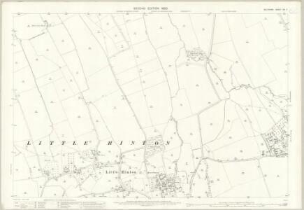 Wiltshire XVI.7 (includes: Bishopstone; Wanborough) - 25 Inch Map