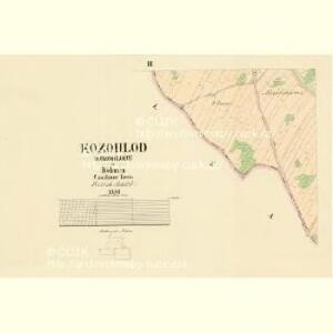 Kozohlod (Kozohlody) - c3464-1-002 - Kaiserpflichtexemplar der Landkarten des stabilen Katasters
