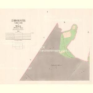 Zahornitz (Zahornice) - c9047-1-001 - Kaiserpflichtexemplar der Landkarten des stabilen Katasters