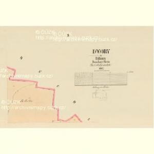 Dwory - c1632-1-002 - Kaiserpflichtexemplar der Landkarten des stabilen Katasters
