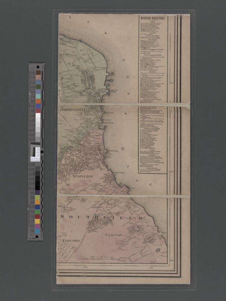 NY SOUTH BEACH 1917 RICHMOND STATEN ISLAND HAPPYLAND PARK COPY PLAT ATLAS MAP 