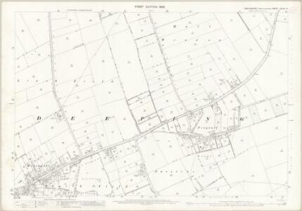 Lincolnshire CXLVII.14 (includes: Deeping St James) - 25 Inch Map