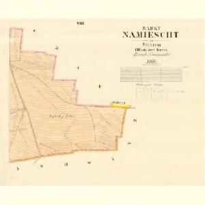 Namiescht - m1926-1-007 - Kaiserpflichtexemplar der Landkarten des stabilen Katasters