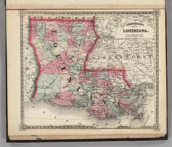 Schonberg's Map of Louisiana.