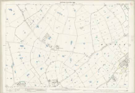 Cheshire XXXVIII.4 (includes: Caughall; Hoole Village; Mickle Trafford; Picton; Upton by Chester; Wervin) - 25 Inch Map