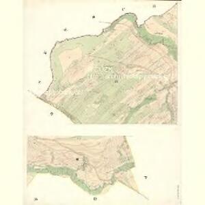 Slawitschin und Mladotitz - m2770-2-002 - Kaiserpflichtexemplar der Landkarten des stabilen Katasters