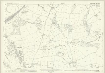 Monmouthshire XXIII.4 (includes: Llanbadog Fawr; Pant Teg) - 25 Inch Map