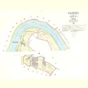 Waltirze - c8322-1-001 - Kaiserpflichtexemplar der Landkarten des stabilen Katasters