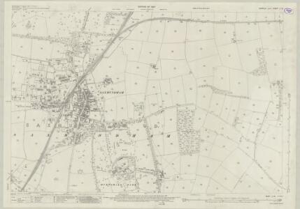 Suffolk L.13 (includes: Benhall; Kelsale cum Carlton; Saxmundham; Sternfield) - 25 Inch Map
