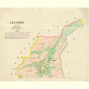 Lessnitz - c3908-2-001 - Kaiserpflichtexemplar der Landkarten des stabilen Katasters