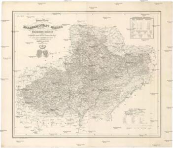 General-Karte der Markgrafschaft Mähren und des Herzogthum's Schlesien