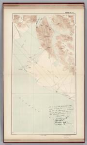 Sheet No. 21.   (Yakutat Bay, Hidden Glacier, Nunatak Glacier, Disenchantment Bay, Lucia Glacier, Ocean Cape, Mt. Tebenkof).