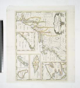 A new map of the most considerable plantations of the English in America / Sutton Nicholls, sculp.