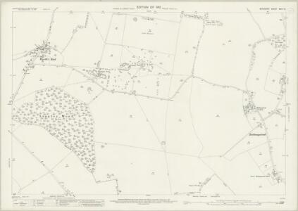 Berkshire XXVII.10 (includes: Beedon; Chieveley; Hampstead Norris) - 25 Inch Map