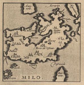 Archipelagi Insularum Aliquot Descrip., [Milo] [Karte], in: Theatrum orbis terrarum, S. 341.
