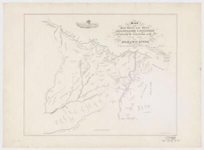Map of the head waters of the rivers Susquehanna & Delaware embracing the early patents on the south side of the Mohawk River : from the original, drawn about the year 1790