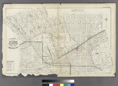 Plate 25: Part of Wards 15, 17, &18. City of Brooklyn.