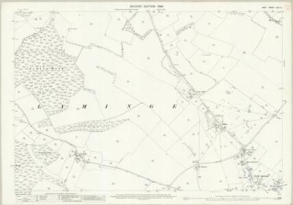 Kent LXVI.11 (includes: Elham; Lyminge) - 25 Inch Map