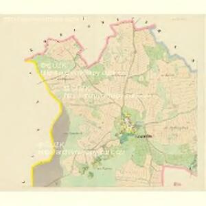 Kramolin - c3504-1-001 - Kaiserpflichtexemplar der Landkarten des stabilen Katasters