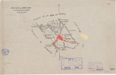 Mapa planimètric de Ripollet