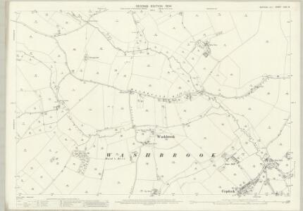 Suffolk LXXV.13 (includes: Burstall; Chattisham; Copdock; Hintlesham; Sproughton; Washbrook) - 25 Inch Map