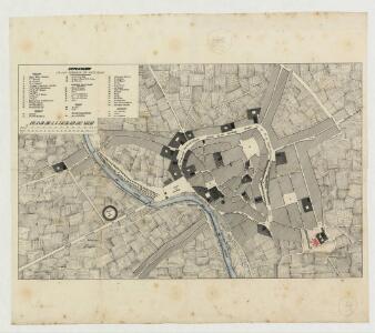 Manuscrit: Plano de la ciudad de Vich