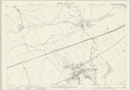 Northamptonshire XLV.11 (includes: Billing; Great Houghton; Little Houghton; Weston Favell) - 25 Inch Map