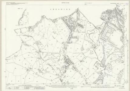 Staffordshire VI.15 & 11 (includes: Alsager; Audley Rural; Church Lawton; Hardings Wood; Kidsgrove; Odd Rode; Talke) - 25 Inch Map