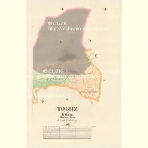 Togitz - c7939-1-002 - Kaiserpflichtexemplar der Landkarten des stabilen Katasters