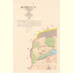 Bettelgrün - c2675-1-001 - Kaiserpflichtexemplar der Landkarten des stabilen Katasters