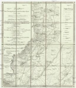 Plan des Übungslagers bei Traiskirchen im Jahre 1828