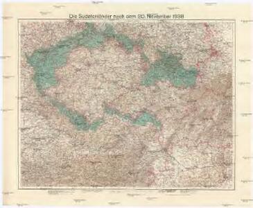 Die Sudetenländer nach dem 20. November 1938
