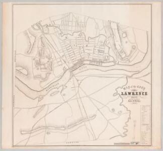 Map of the city of Lawrence, Mass