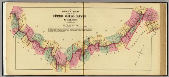 Index map to Atlas of the Upper Ohio River & Valley.