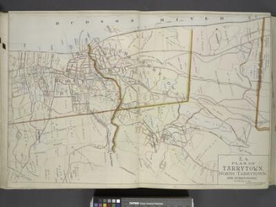 Plan of Tarrytown, North Tarrytown, and               Surroundings.