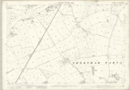 Suffolk XXXVI.1 (includes: Gislingham; Mellis; Thornham Parva; Yaxley) - 25 Inch Map