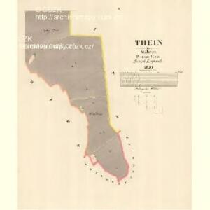 Thein - m3183-1-007 - Kaiserpflichtexemplar der Landkarten des stabilen Katasters