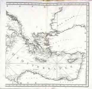 Carte de la Mer Méditerranée, 2