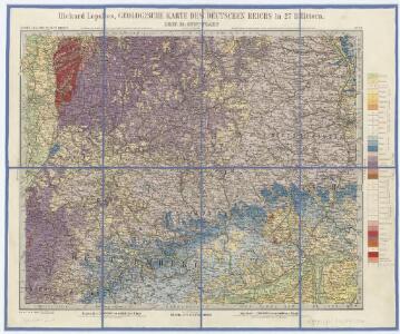 Sect. 23: Stuttgart, uit: Geologische Karte des Deutschen Reichs in 27 Blaettern / [von] Richard Lepsius ; Red. von C. Vogel
