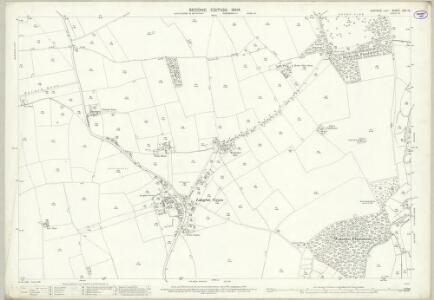 Suffolk XXV.15 (includes: Brome; Eye; Hoxne; Oakley) - 25 Inch Map