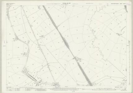 Northamptonshire XXXVI.11 (includes: Long Buckby; Norton; Watford; Welton) - 25 Inch Map