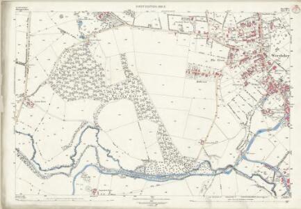 Staffordshire LXXI.5 (includes: Amblecote; Kingswinford; Kinver; Wollaston) - 25 Inch Map