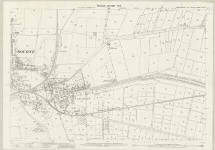 Lincolnshire CXL.8 (includes: Bourne) - 25 Inch Map