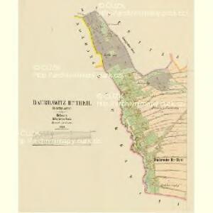Daubrawitz II.ter Theil (Daubrawic) - c1472-1-001 - Kaiserpflichtexemplar der Landkarten des stabilen Katasters