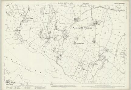 Somerset XVIII.4 (includes: Blagdon; Butcombe; Chew Stoke; Nempnett Thrubwell; Ubley; Winford) - 25 Inch Map