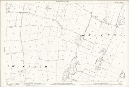 Norfolk XX.14 (includes: Knapton; Paston; Swafield; Trunch) - 25 Inch Map