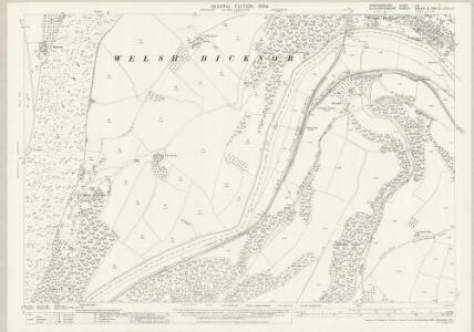 Herefordshire LIV.7 (includes: English Bicknor; Goodrich; Lydbrook; Welsh Bicknor) - 25 Inch Map
