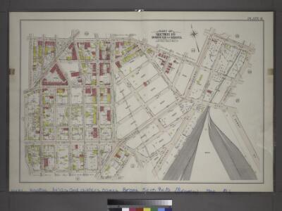 Plate 6: Part of Section 10, Borough of the Bronx. [Bounded by E. 156th Street, Southern Boulevard, Longwood Avenue, Garrison Street, Whitlock Street, Austin Place, E. 149th Street, Timpson Place, E. 147th Street, Union Avenue, Dater Street and Trinity A