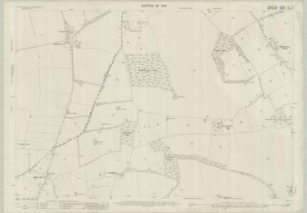 Wiltshire XLIX.11 (includes: Chute Forest; Penton Grafton; Penton Mewsey; Tangley) - 25 Inch Map